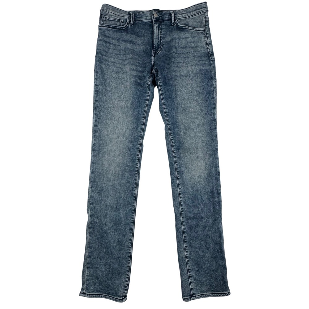 Joes Jeans The Asher Slim Fit Kinetic Blue Acid Wash Denim Jeans Mens 34 x 33